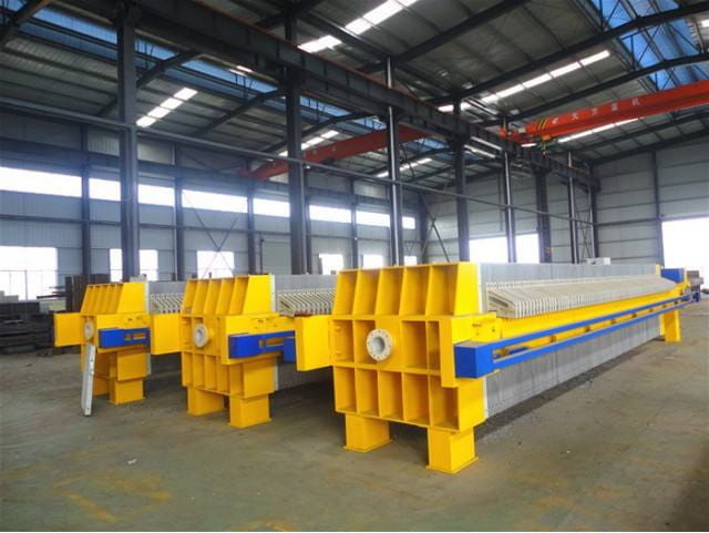 filter press factory view