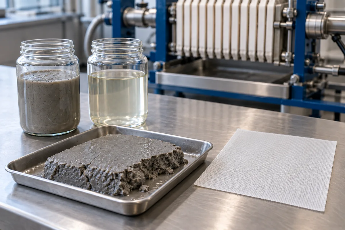 filter press slurry cake laboratory testing
