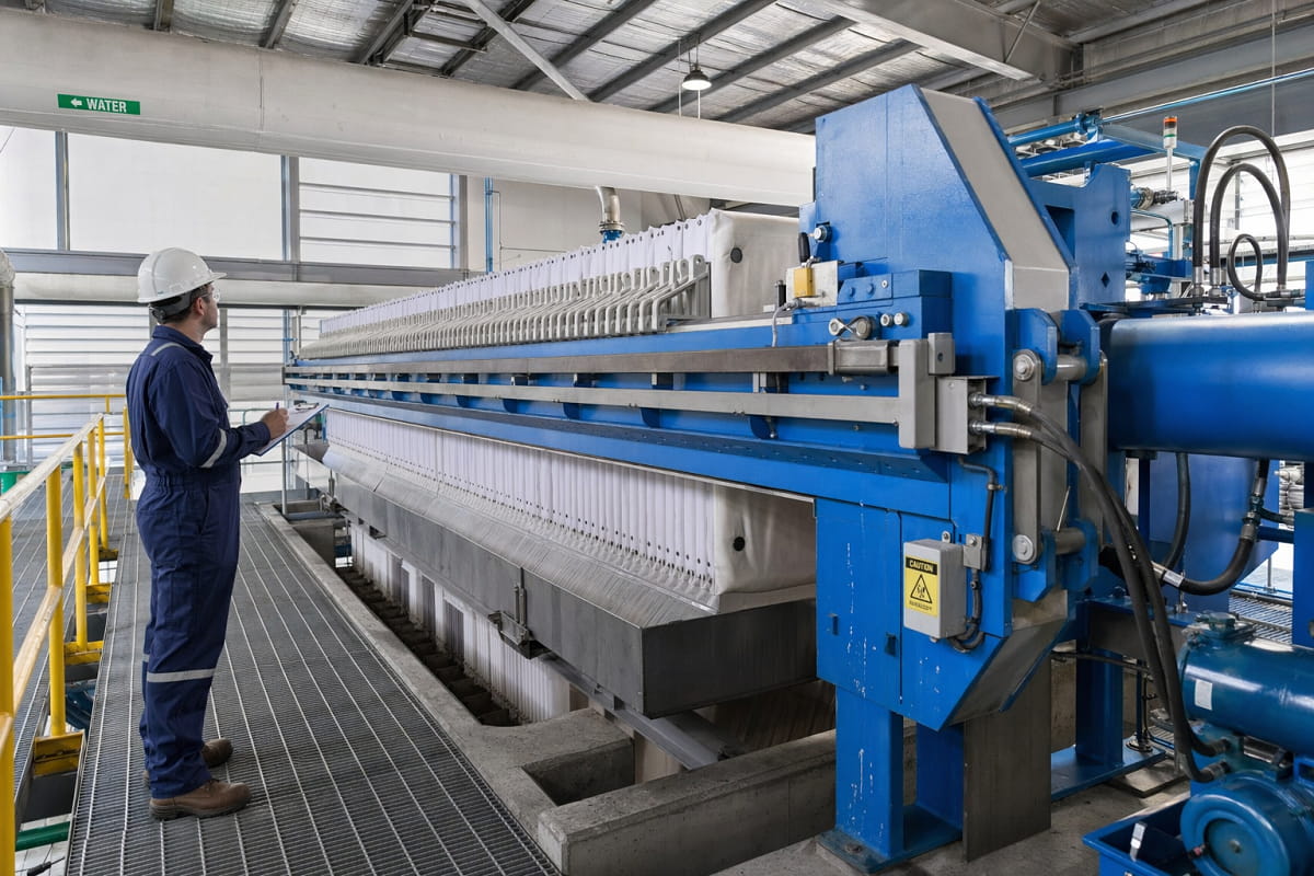 how to select filter press capacity