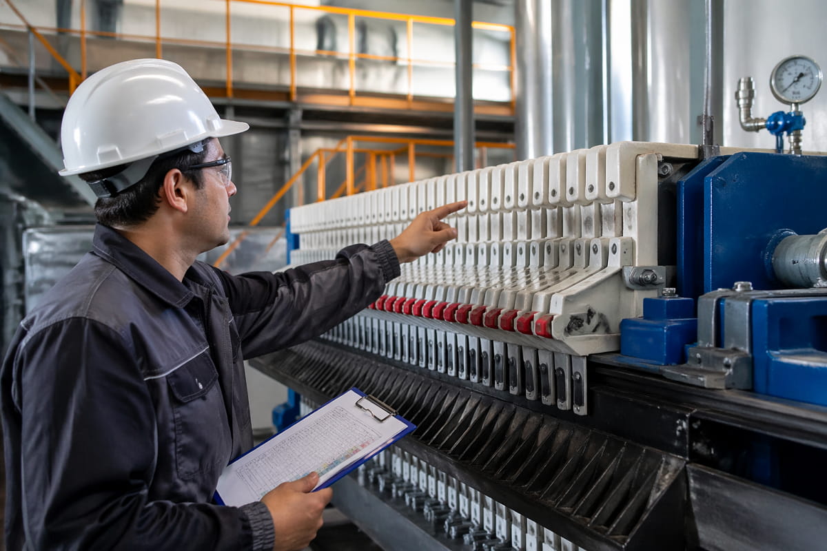 how to select filter press