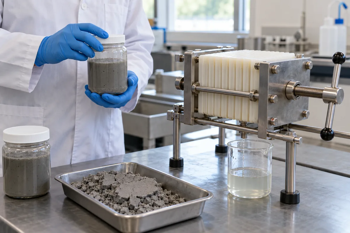 Is a Filter Press Affordable? Costs and ROI Guide 4 laboratory slurry filter press testing