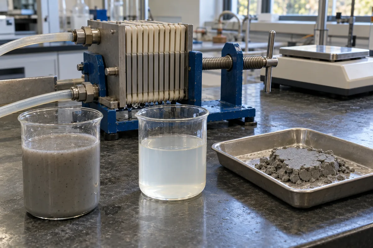 laboratory slurry filtration testing