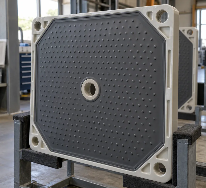 membrane filter plate inspection