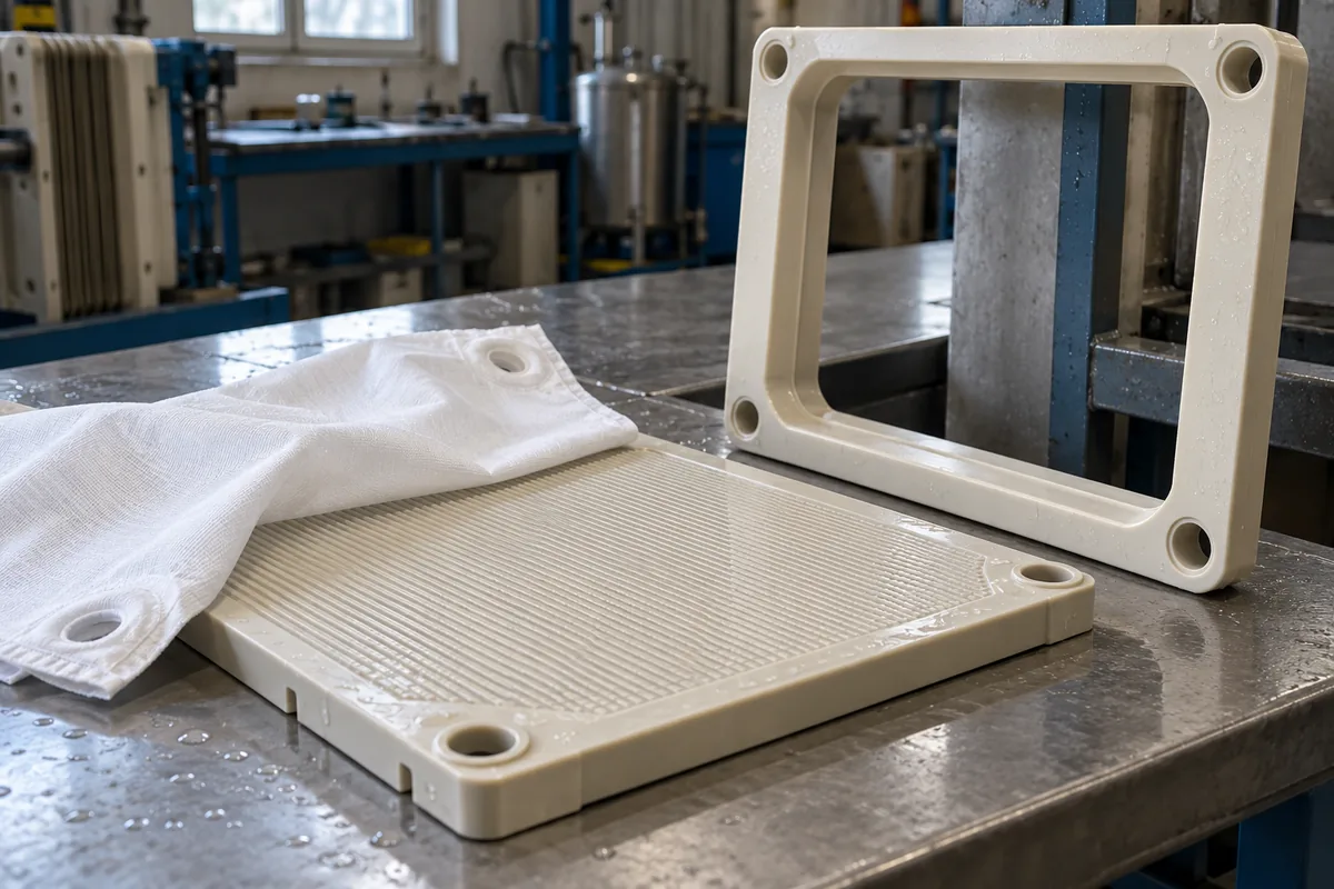 plate frame filter cloth components