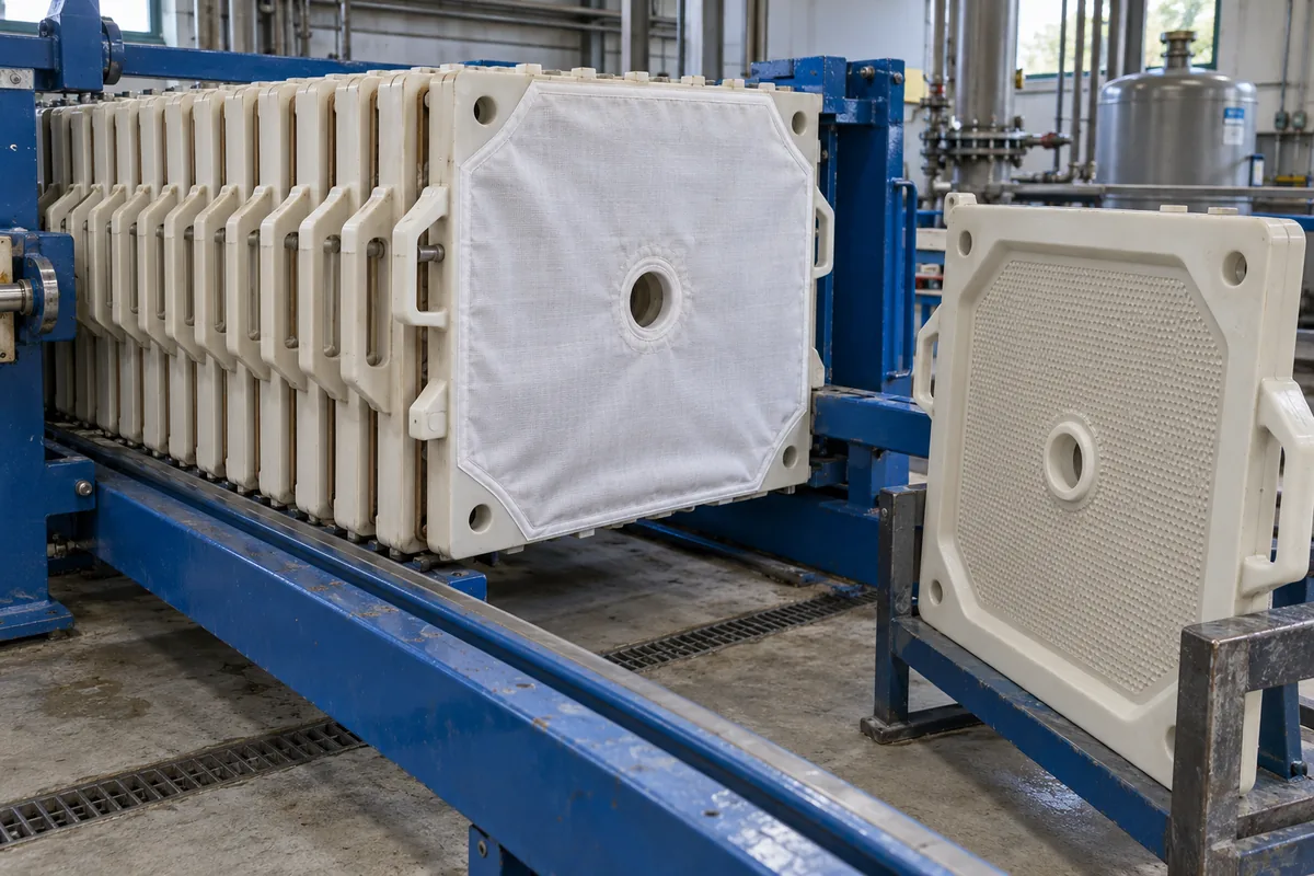 recessed filter plates cloth maintenance