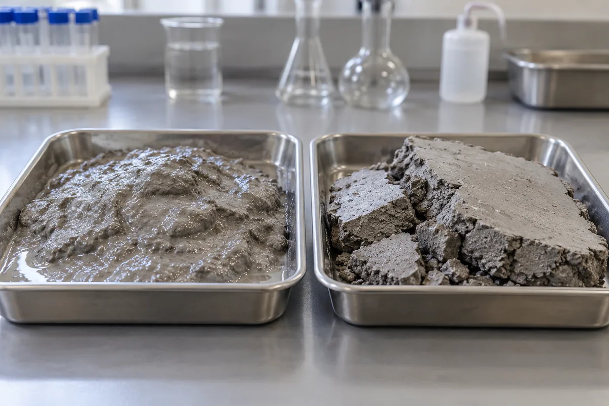 Is a Filter Press Affordable? Costs and ROI Guide 3 sludge and filter cake samples