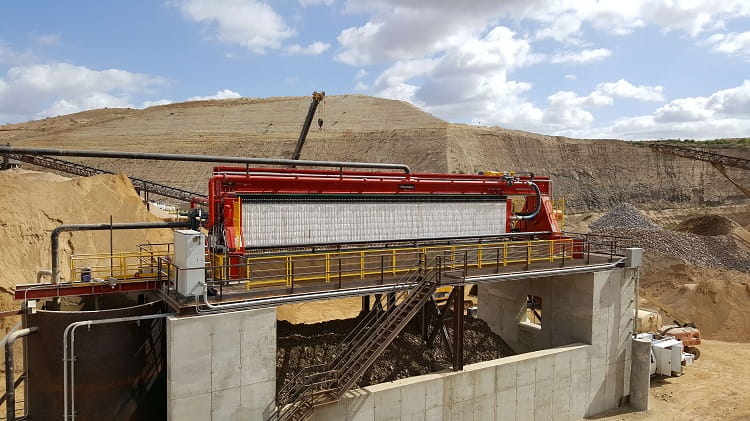 filter press use in mining