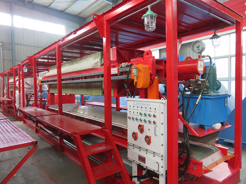 mobile filter press picture