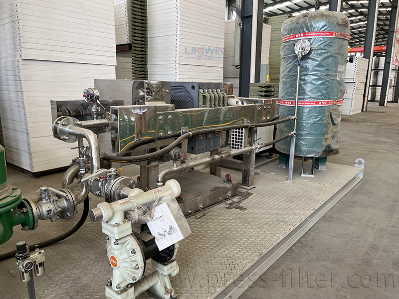 stainless steel coated filter press 1