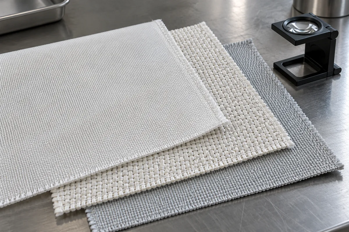 filter press cloth material samples